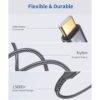 Cable de impresora USB B a USB C de 10 pies JSAUX USB C a