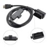 Cable de interfaz OBDII a monitor HDMI para CS2 CTS2 CTS3_3