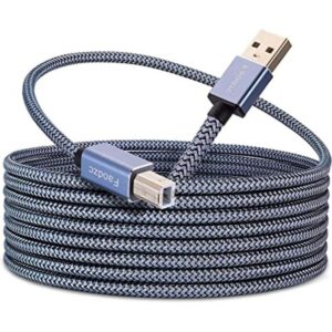 Cable de impresora Faodzc de 25 pies cable de impresora