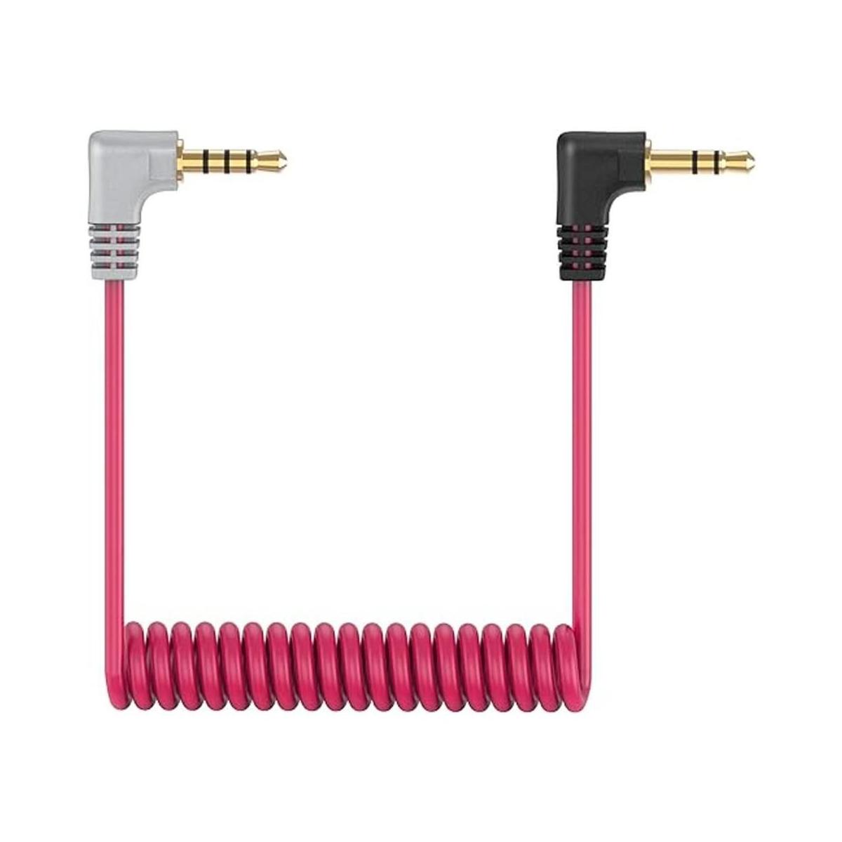 Cable de micrófono TRS a TRRS de 0.138 in cable de