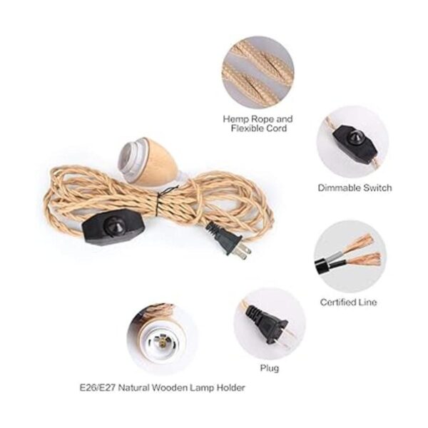 Cable de luz colgante kit de luz colgante de 32.8 pies_2