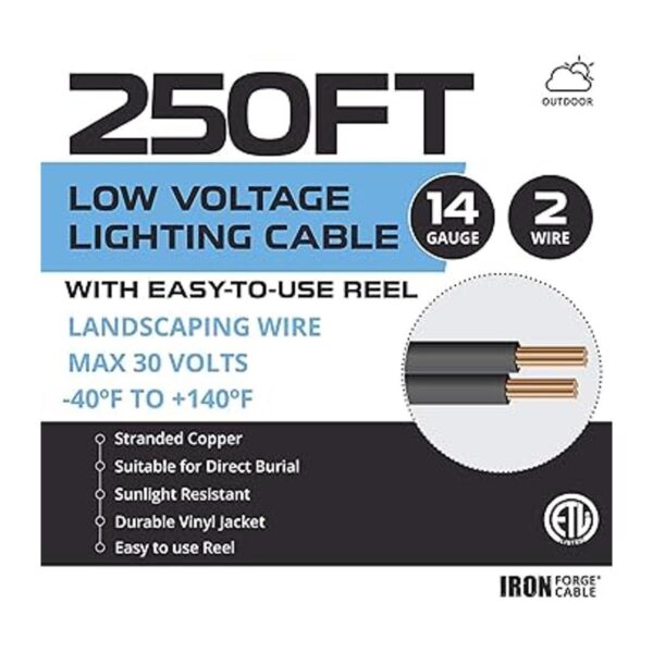 Cable horizontal de bajo voltaje de 142 con 24_2