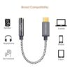 CableCreation Adaptador USB C a 0.138 in para auriculares_2