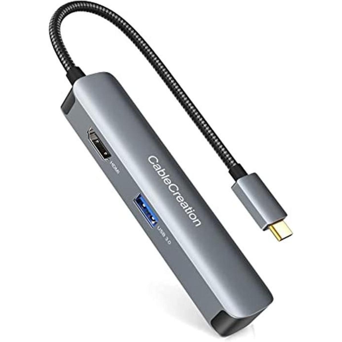 CableCreation Hub USB C adaptador multipuerto USBC 5 en