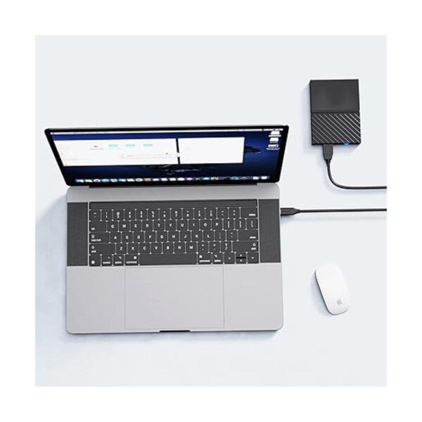 CableCreation Cable corto USB C para disco duro de 1 pie