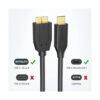 CableCreation Cable corto USB C para disco duro de 1 pie