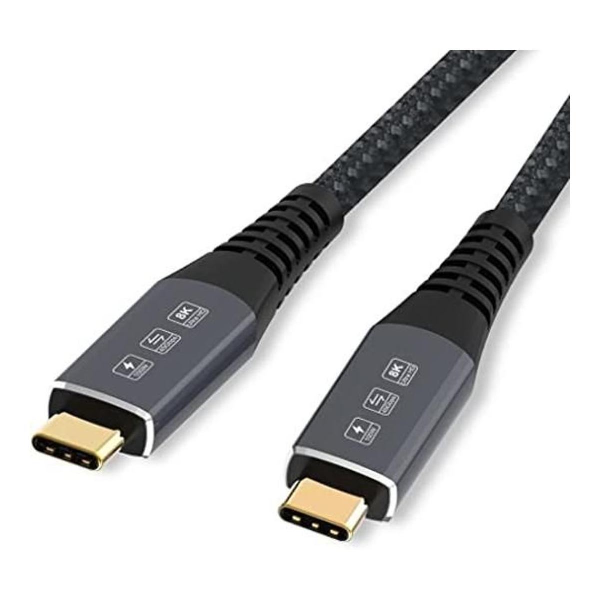 CableDeconn 1M USB4 Compatible con Thunderbolt 4 8K 5K 1M