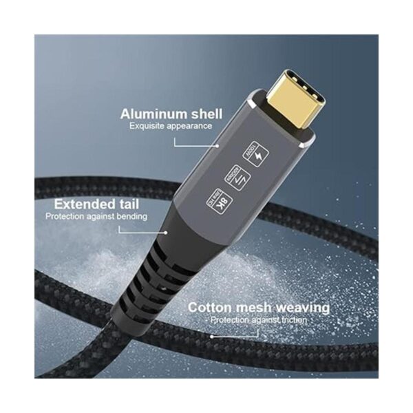 CableDeconn 1M USB4 Compatible con Thunderbolt 4 8K 5K 1M_3