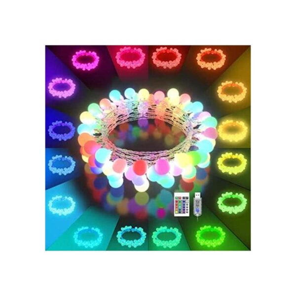 Cadena de luces LED con enchufe USB 16 colores que_1