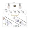 Cadena de luces LED para exteriores de 100 pies G40 con 53_3