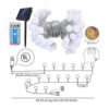 Cadena de luces solares de globo de 49 pies 100 LED 8_2