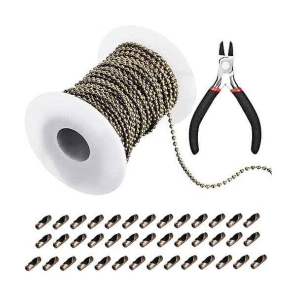 Cadenas de bolas de acero inoxidable de 65 pies cadena de