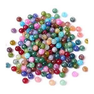 Cadikez 200 cuentas de piedra natural de 0.31 pulgadas_1