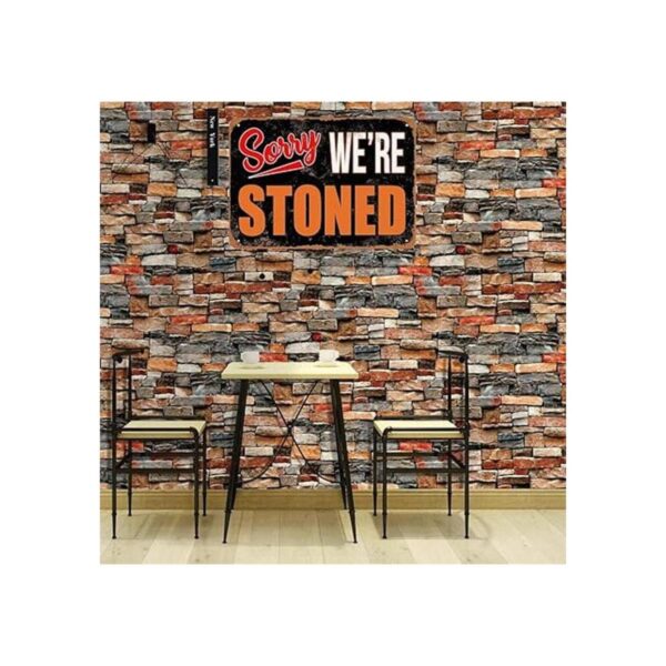 Cafini Sorry Were Stoned Divertidos carteles de estaño_5