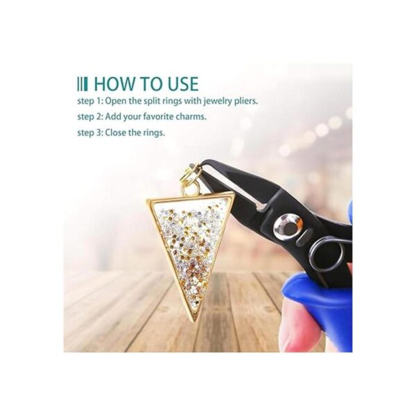 Caffox Anillos divididos para hacer joyas 700 piezas de