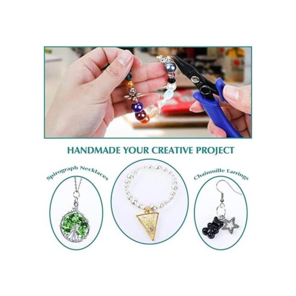 Caffox Anillos divididos para hacer joyas 700 piezas de