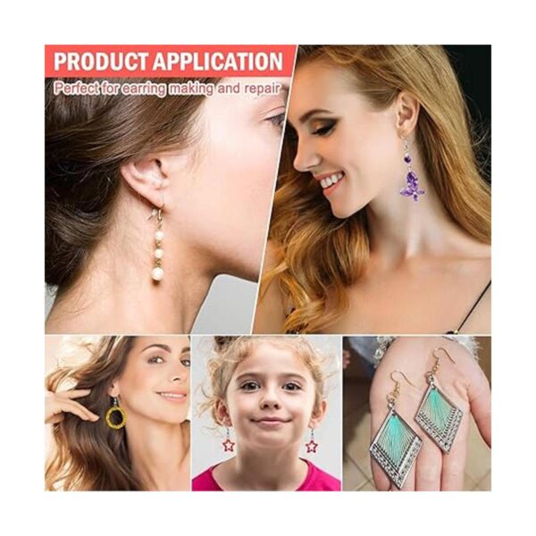 Caffox Kit de suministros para hacer aretes 2900 piezas