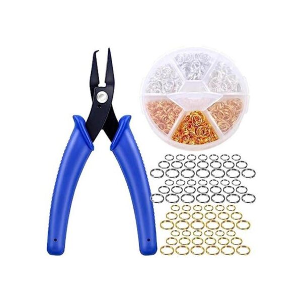 Caffox Anillos divididos para hacer joyas 700 piezas de