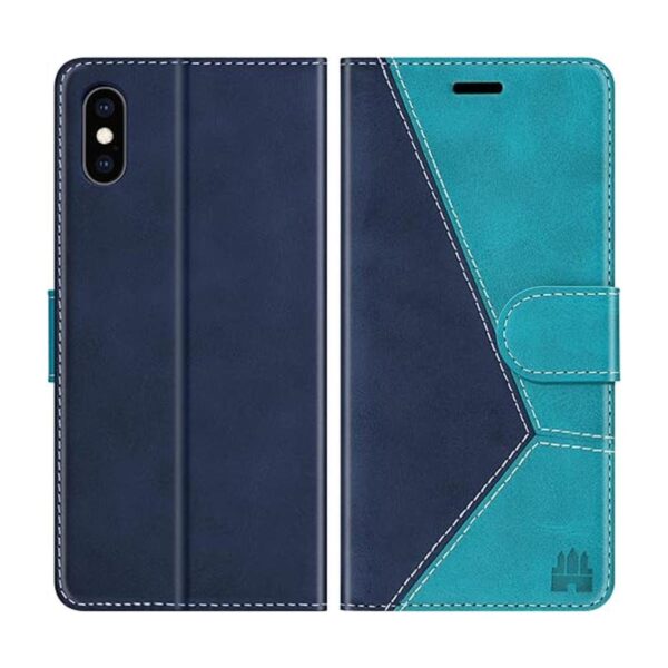 Caislean Funda tipo cartera para iPhone XXS bloqueo_1
