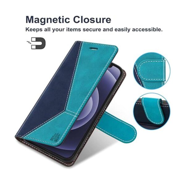 Caislean Funda tipo cartera para iPhone XXS bloqueo_3
