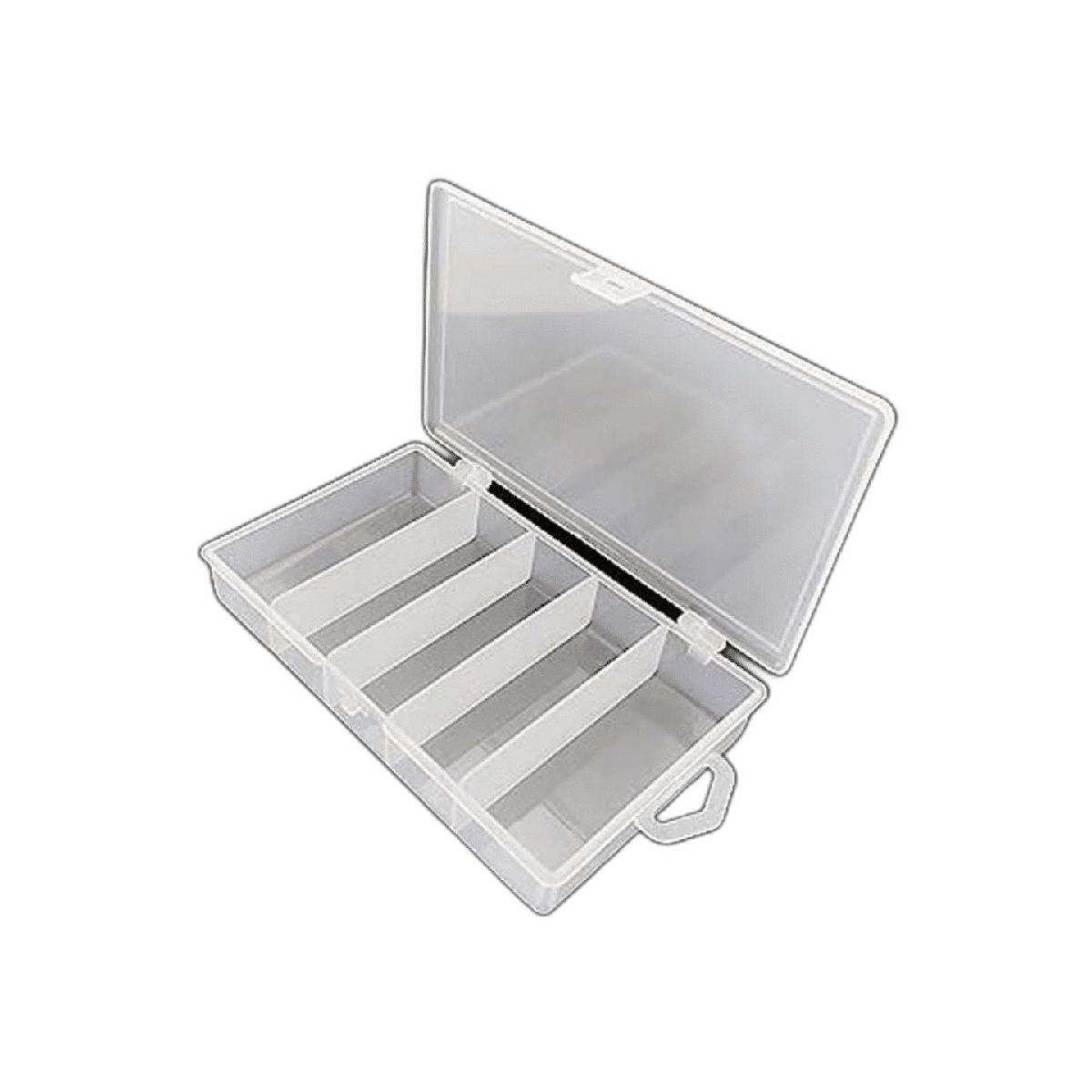 Caja de almacenamiento de plástico transparente para
