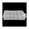 Caja de almacenamiento de plástico transparente para