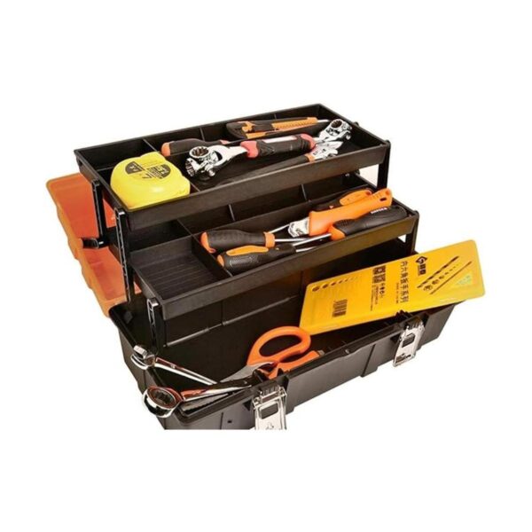 Caja de almacenamiento de plástico de tres capas de 17_4