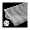 Caja de almacenamiento de plástico transparente para