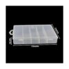 Caja de almacenamiento de plástico transparente para