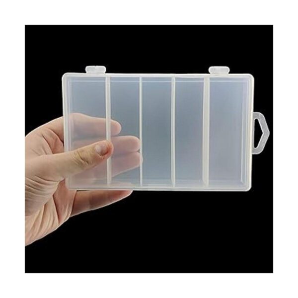Caja de almacenamiento de plástico transparente para