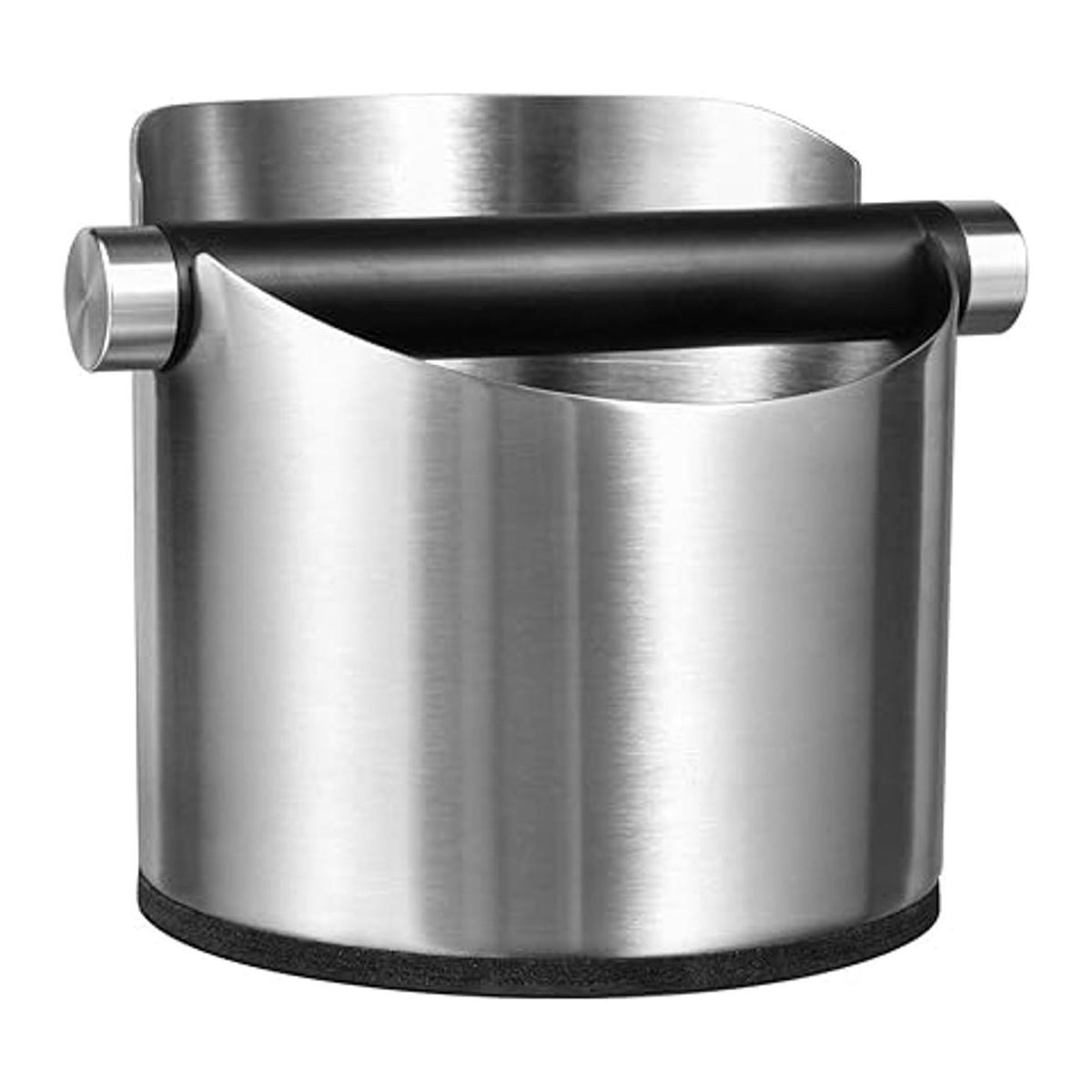 Caja de café SANTOW de acero inoxidable con barra