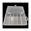 Caja de almacenamiento de plástico transparente para