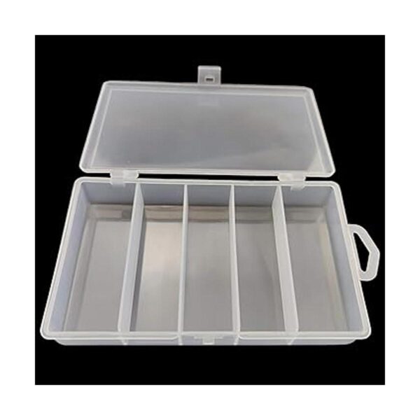 Caja de almacenamiento de plástico transparente para
