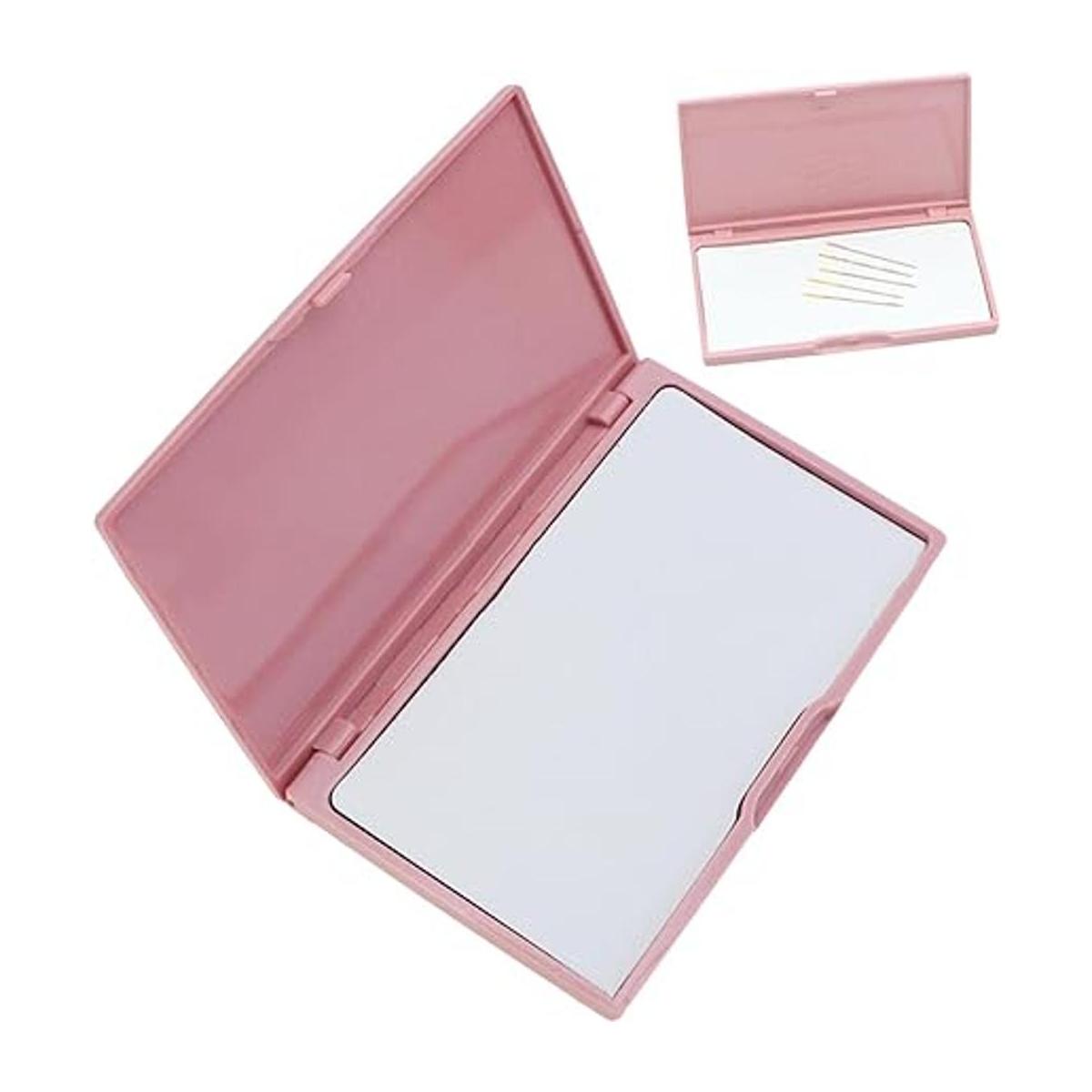 Caja de almacenamiento magnética con agujas portátil