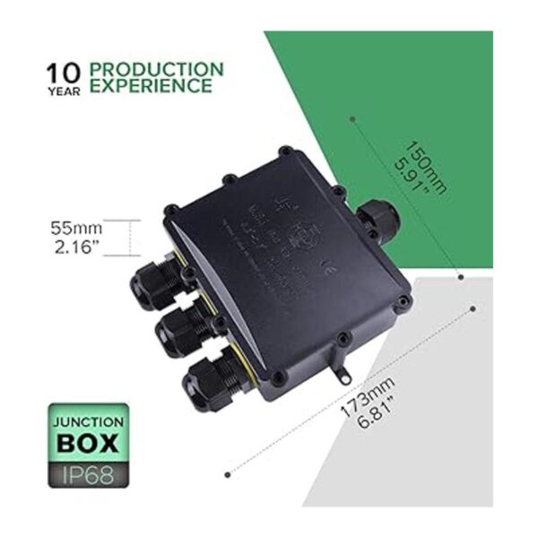 Caja de conexiones eléctrica de 4 vías La Vane IP68