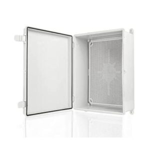Caja de conexiones eléctrica para exteriores con placa de_1