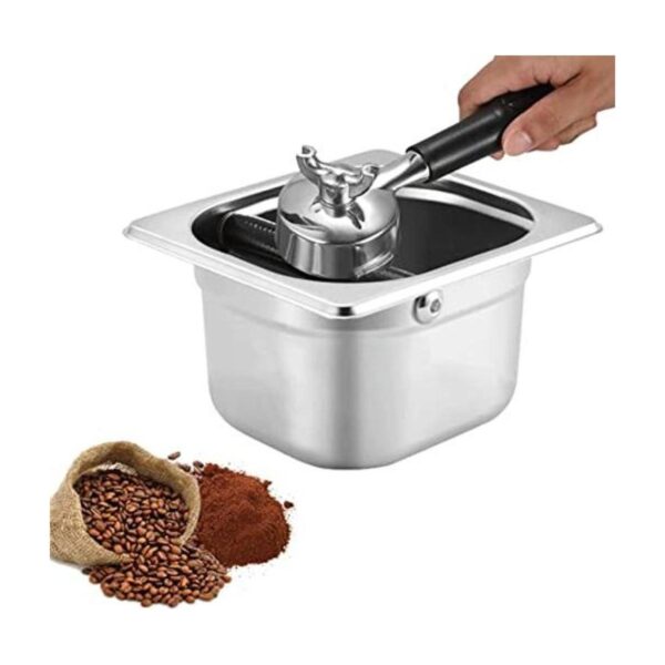 Caja de golpe de café caja de golpe de café de acero