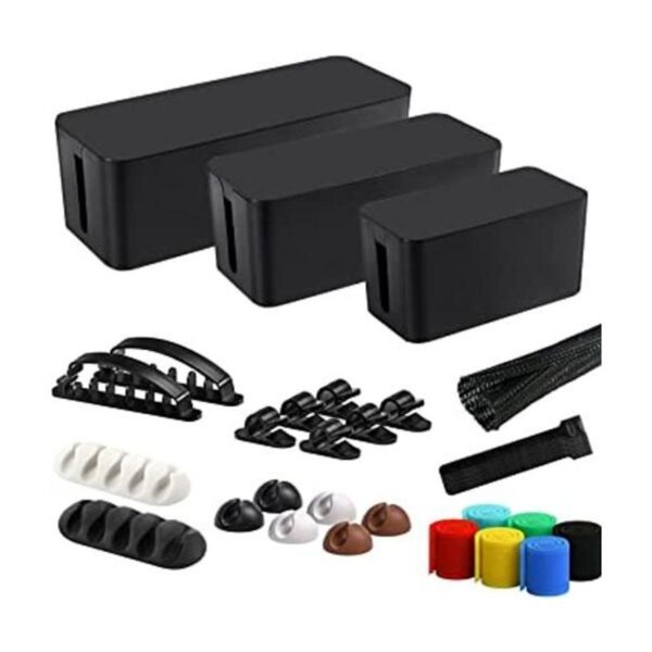 Caja de gestión de cables paquete de 3 cajas_1