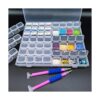 Caja de contenedores de pintura de diamantes de 56_6