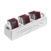Caja de madera para bolsas de té bolsa de té blanqueada