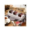 Caja de madera para bolsas de té bolsa de té blanqueada