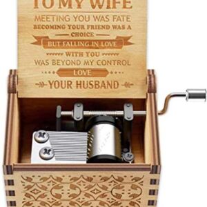 Caja de música regalo para esposa Romántico cumpleaños_1