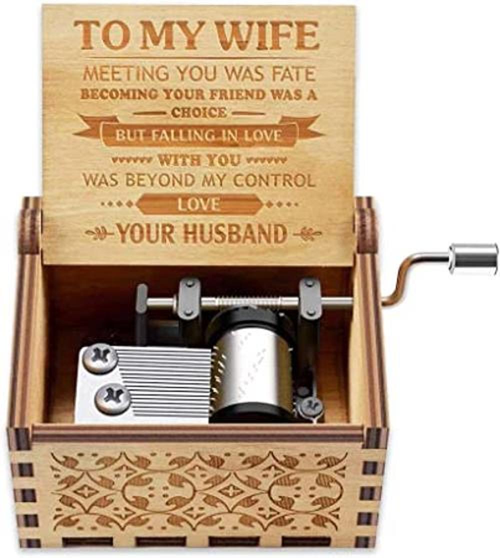 Caja de música regalo para esposa Romántico cumpleaños