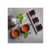 Caja de madera para bolsas de té bolsa de té blanqueada