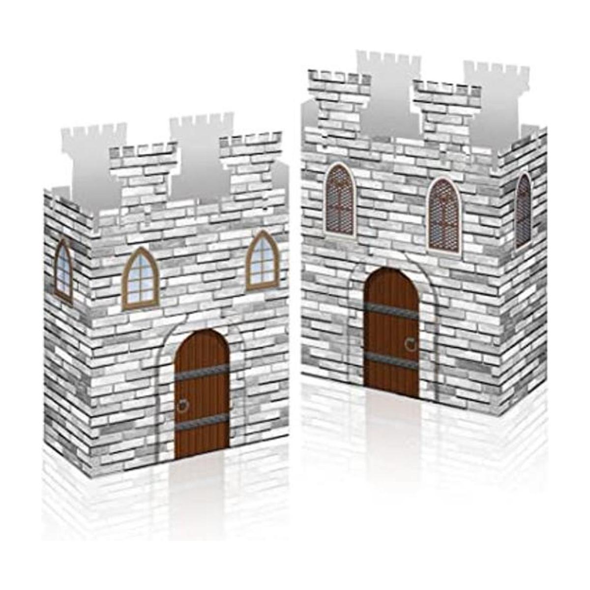 Caja de recuerdos de castillo 12 piezas medieval