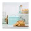 Caja de pan extra grande color verde azulado Cajas de_5