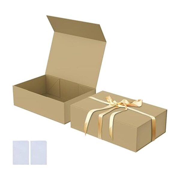 Caja de regalo grande de lujo de 13.8 x 9 x 4.3 pulgadas