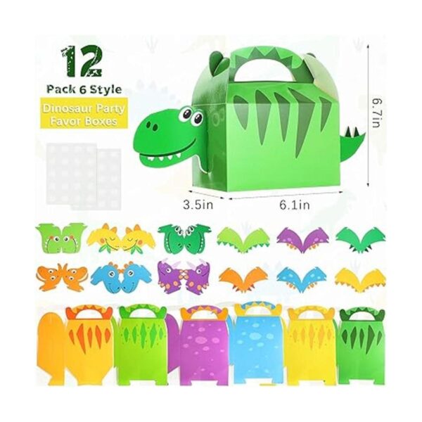 Caja de regalo de fiesta de dinosaurio caja de dulces de_2