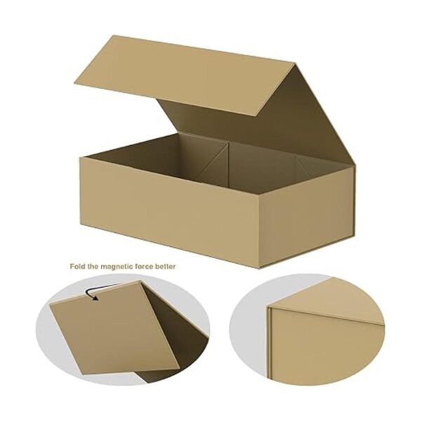 Caja de regalo grande de lujo de 13.8 x 9 x 4.3 pulgadas