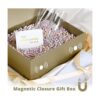 Caja de regalo grande de lujo de 13.8 x 9 x 4.3 pulgadas